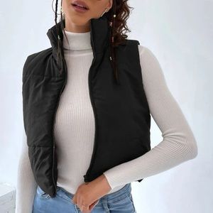 BRAND NEW Shein Black Puffer Vest